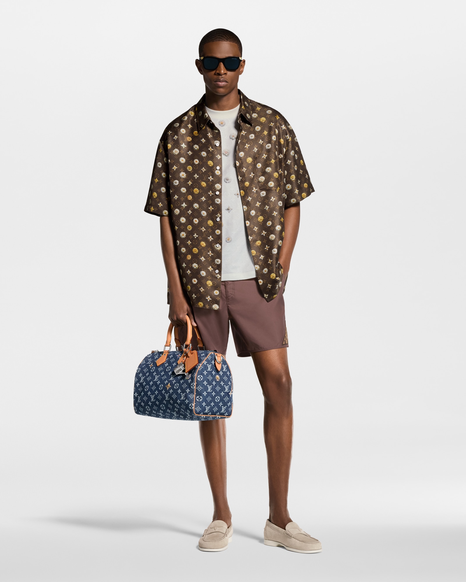 Overprinted Monogram Jacquard T-Shirt - Men - Ready-to-Wear